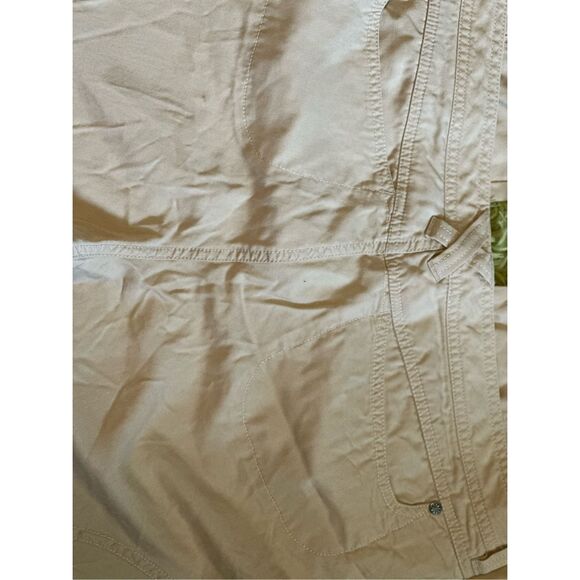 Athleta Khaki wide leg trouser Hiking pants size 16 T - Picture 4 of 6